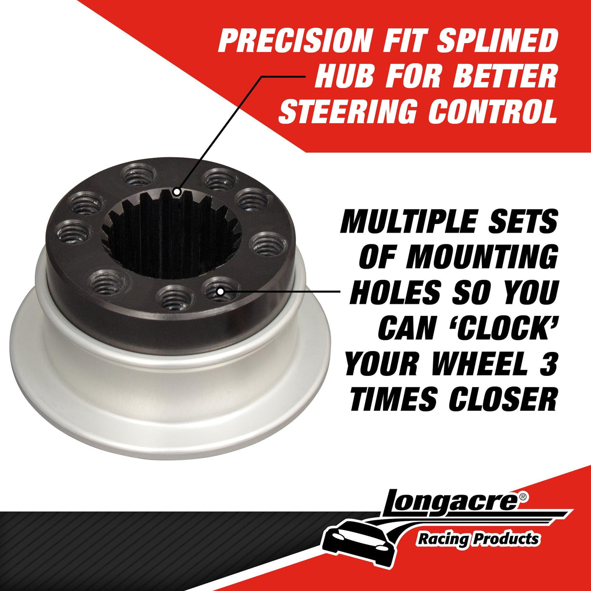 Longacre Precision Fit Splined Hub Quick Disconnect - 52-56605