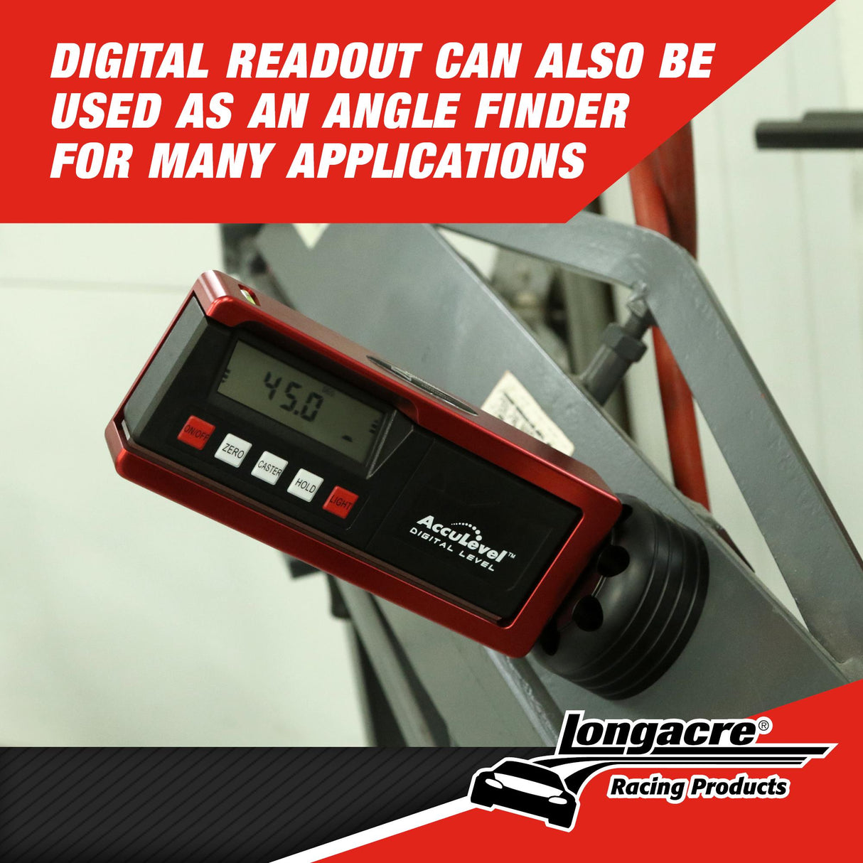 Longacre Digital Caster / Camber Gauge with AccuLevel™ - 52-78290