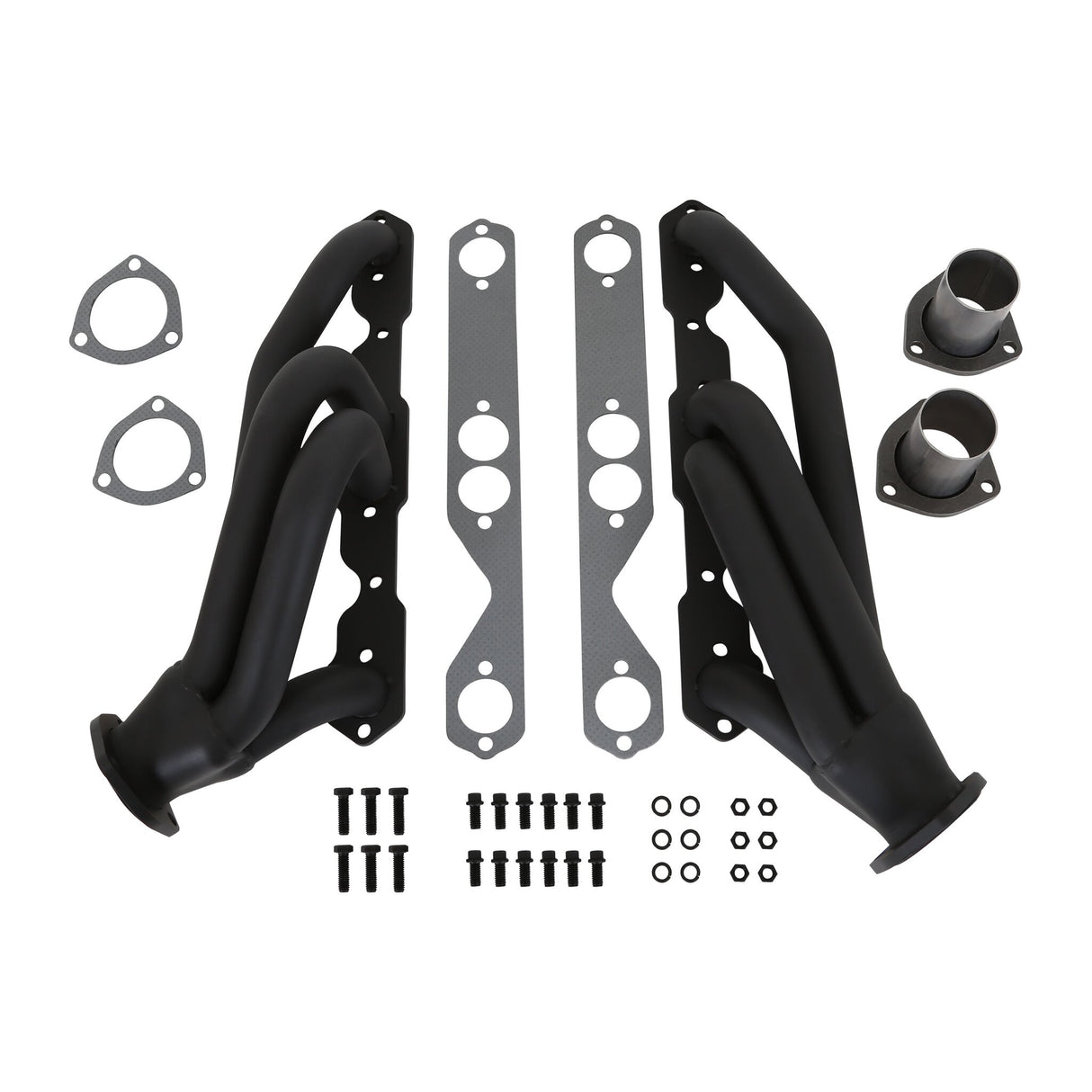 Flowtech Shorty Headers - Black Painted - 11502FLT