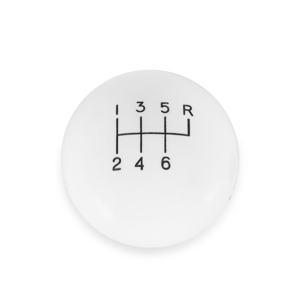 Hurst Shift Knob - 6-Speed - White - 1630016