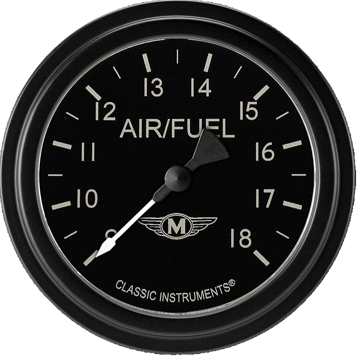 Classic Instruments Moal Bomber 2 5/8" Air Fuel Ratio Gauge - MA394BLF