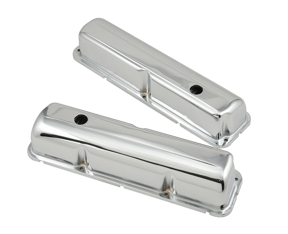 Mr Gasket Chrome Valve Covers with Baffle - 9412
