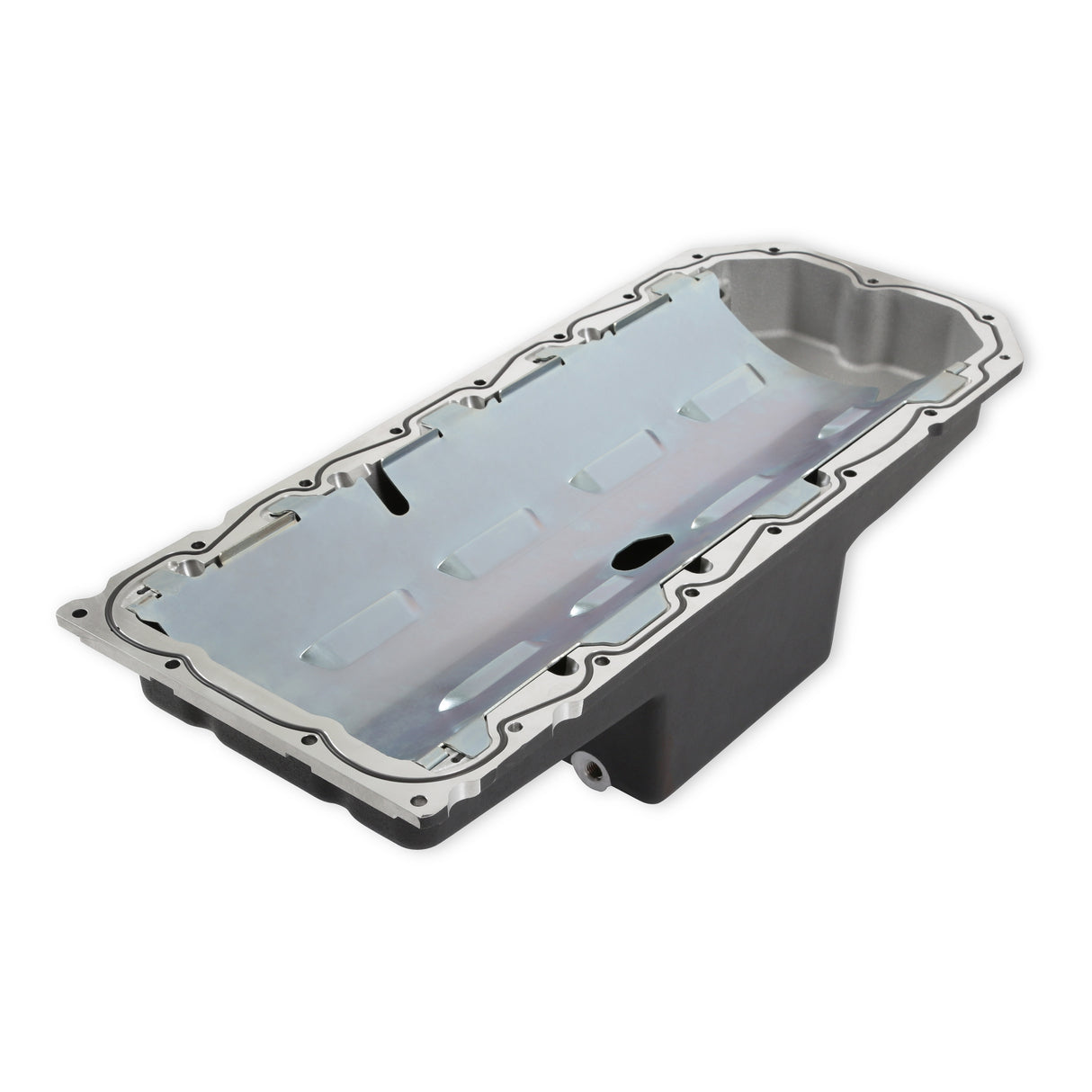 Holley 302-64BK Gen III Hemi Swap Oil Pan - Mid-Sump - Hellcat - Black