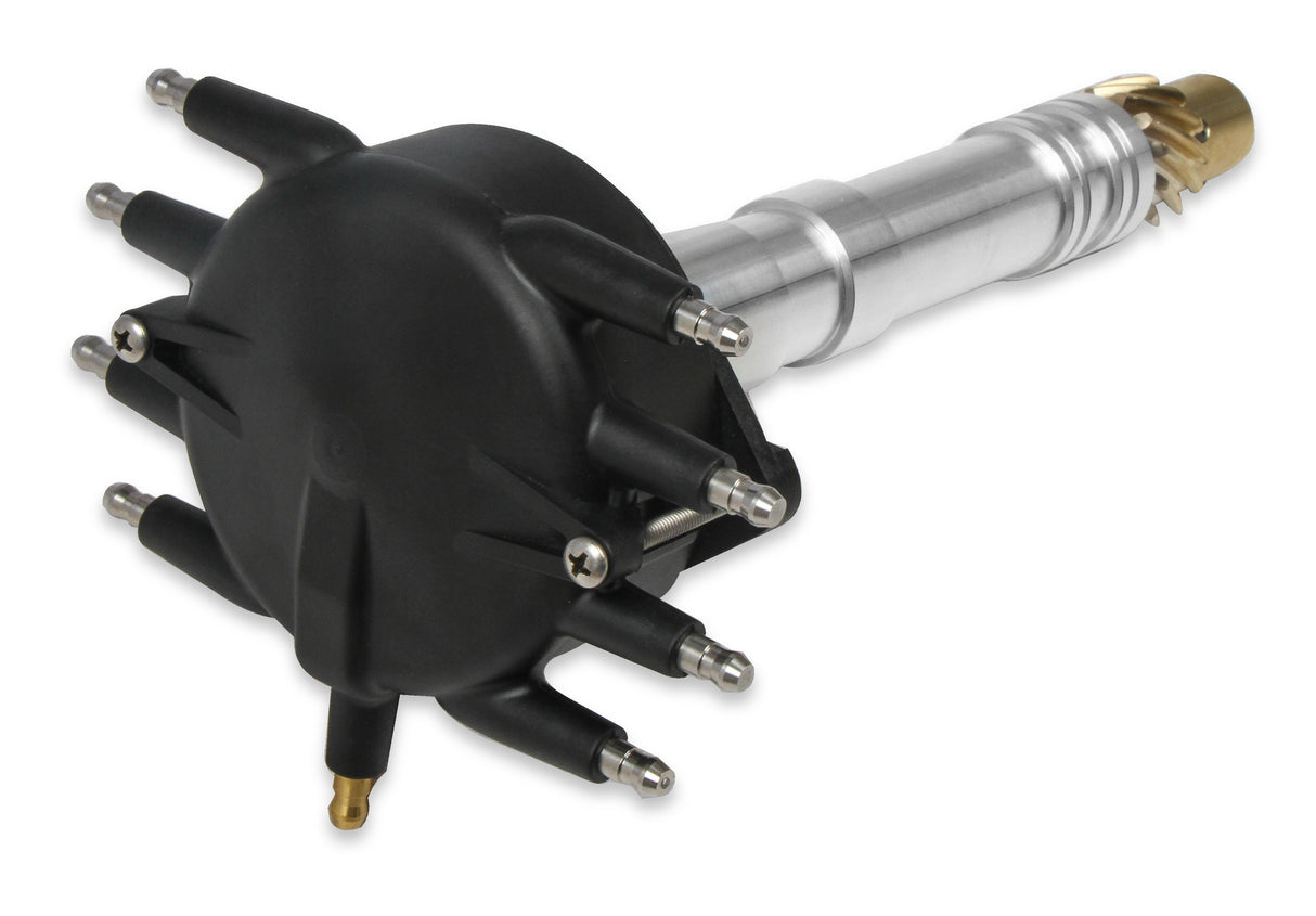 MSD Chevy Crank Trigger Distributor with Black Crab Cap - 84893