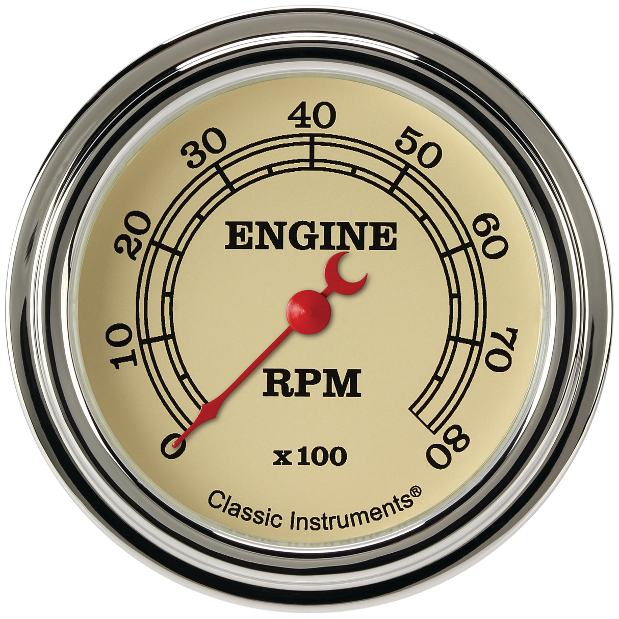 Classic Instruments Vintage 2-5/8" Tachometer Gauge - VT383SLF