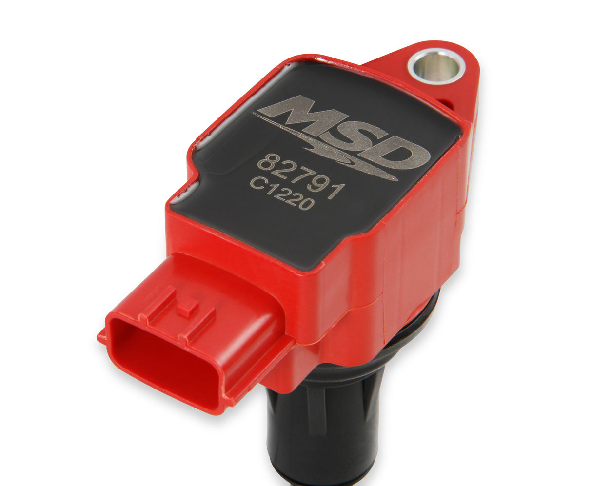 MSD Ignition Coil - Blaster Series - Fits Nissan/Infiniti 3.5L - Red - 82791