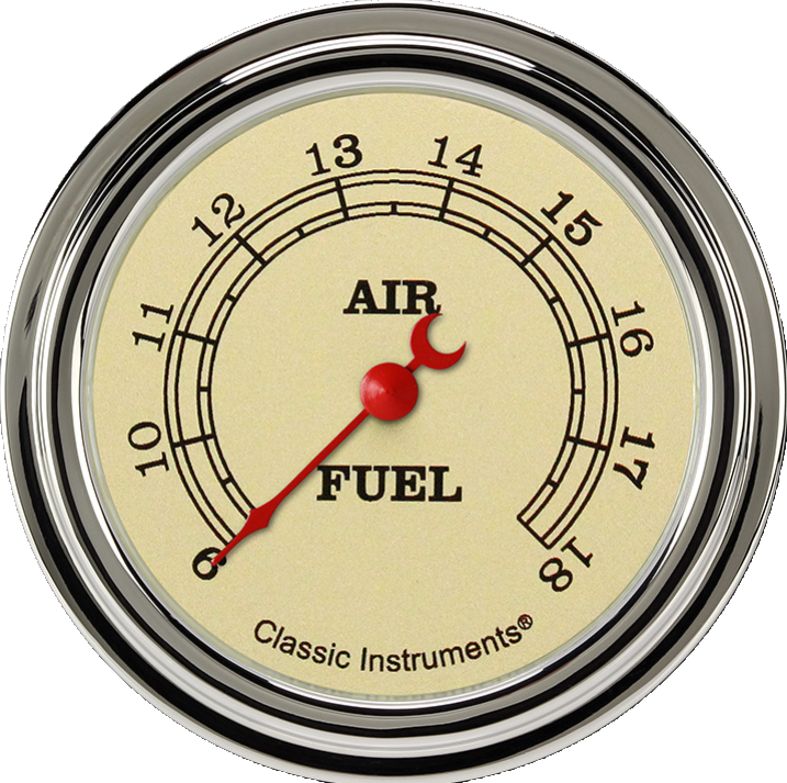 Classic Instruments Vintage 2 5/8" Air Fuel Ratio Gauge - VT394SLF