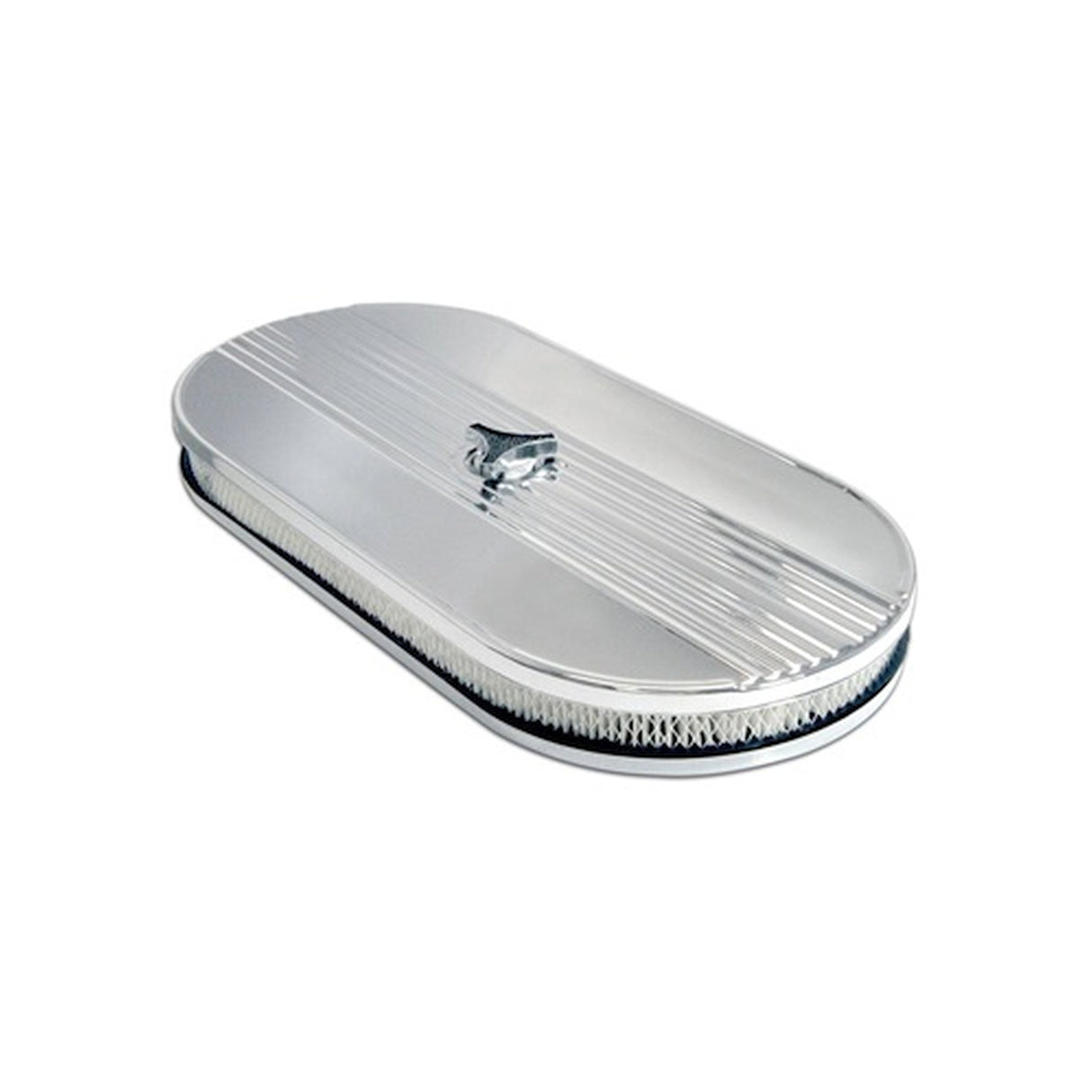 Scott Drake Oval Chrome Plated Air Cleaner Assembly - S1MS-9600-CHR