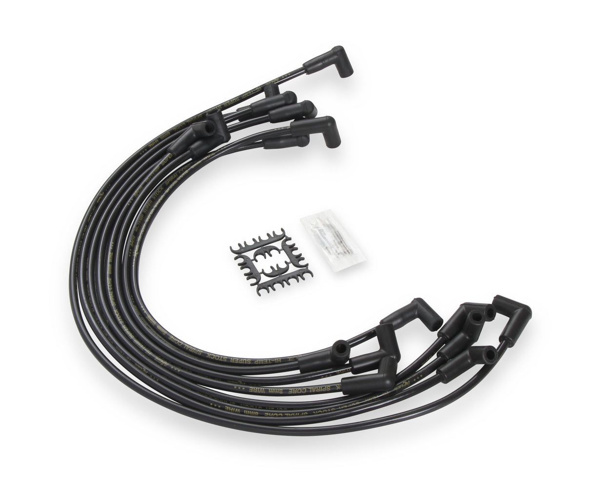 ACCEL Spark Plug Wire Set - 90 Deg Boots - Black - 5048K