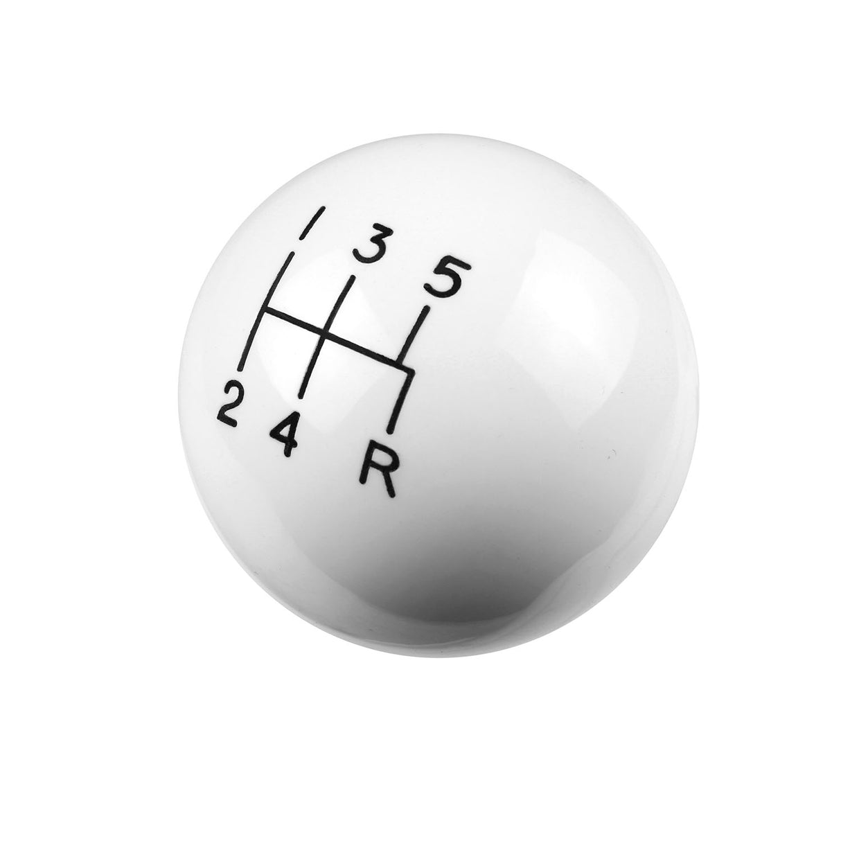 Hurst Shift Knob - 5-Speed Pattern - White - 1630008