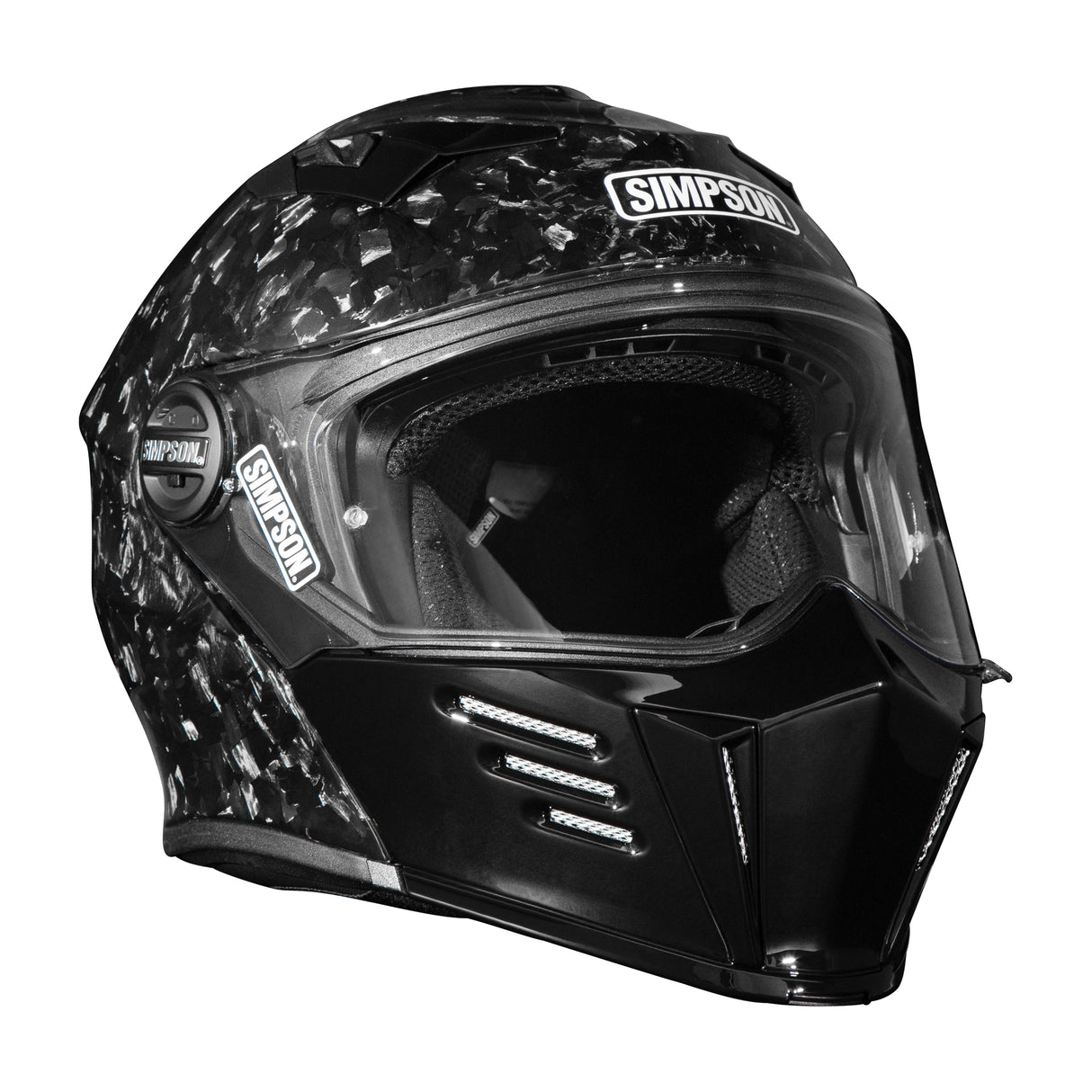 Simpson Motorcycle Mod Bandit Helmet - Forged Carbon - Double Extra Large - M59FC2X