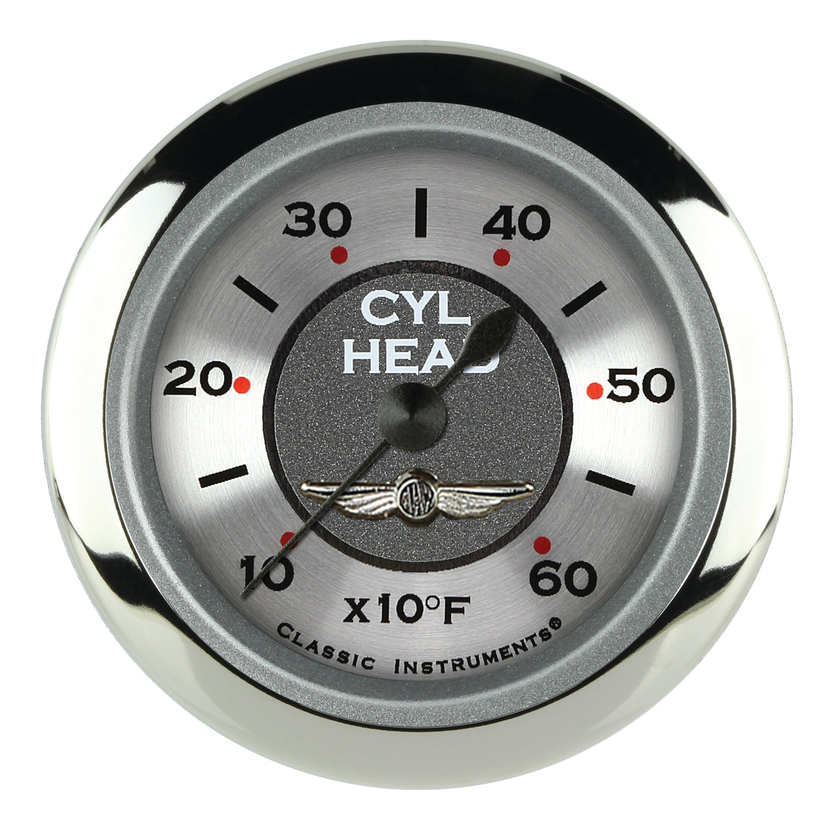 Classic Instruments All American 2 1/8" Cylinder Head Temp. Gauge - AW197SRC