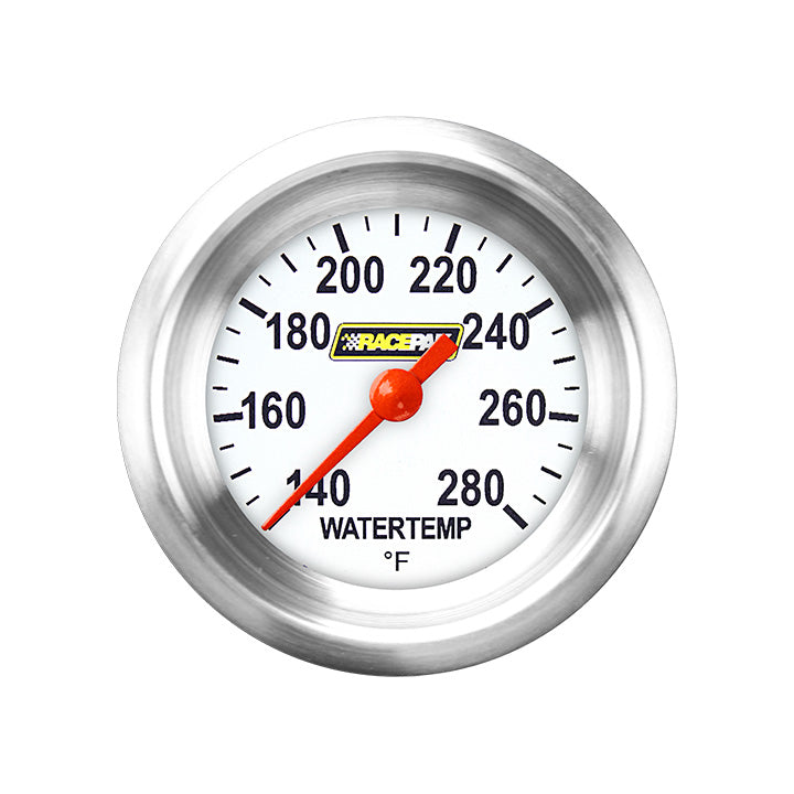 Classic Instruments Racepak 2-1/8" Full Sweep Water Temp Gauge Standard Performance Bezel - RP126WAPF-12