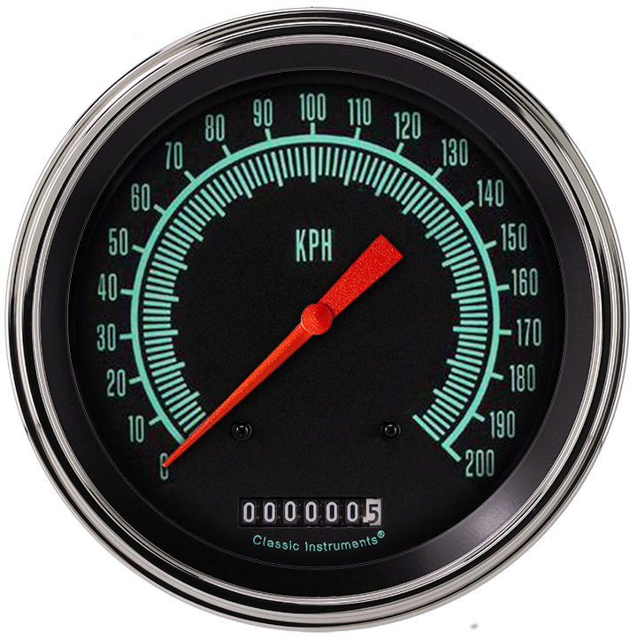 Classic Instruments G STOCK 5IN SPEEDO 200 KPH - GS58SLC