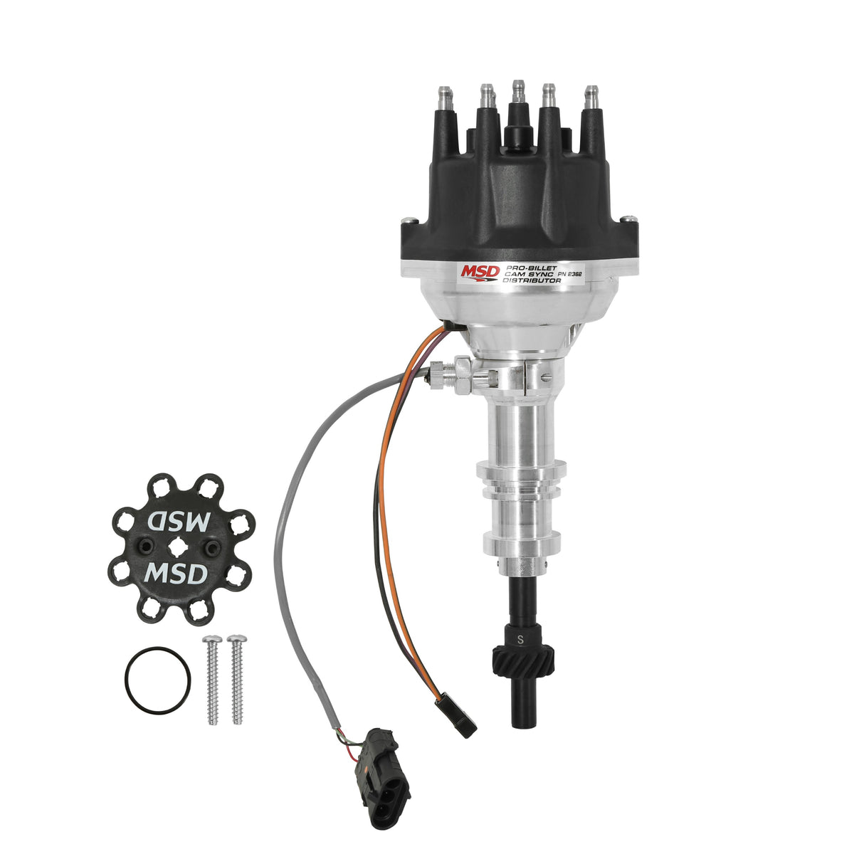 MSD Pro-Billet Cam Sync Distributor, Ford 351W, Steel gear - 2362