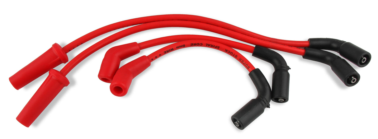 ACCEL Custom Wire Set - 2018-up Harley Davidson Softail® - 8mm - Red - 171117-R