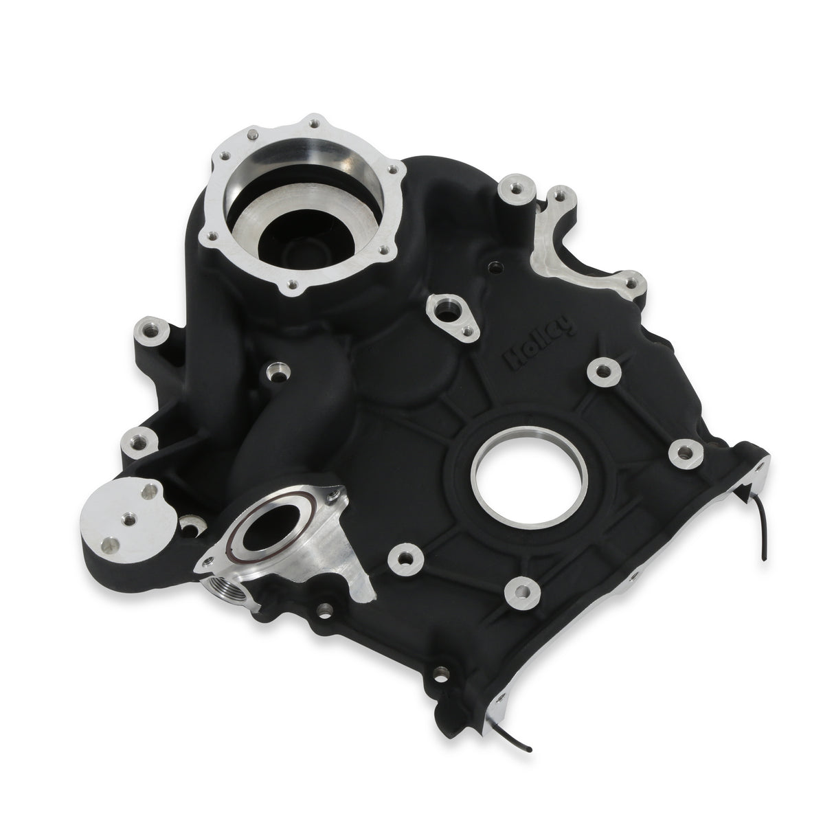 Holley 97-417 Timing Cover - Ford 7.3L Godzilla - Black