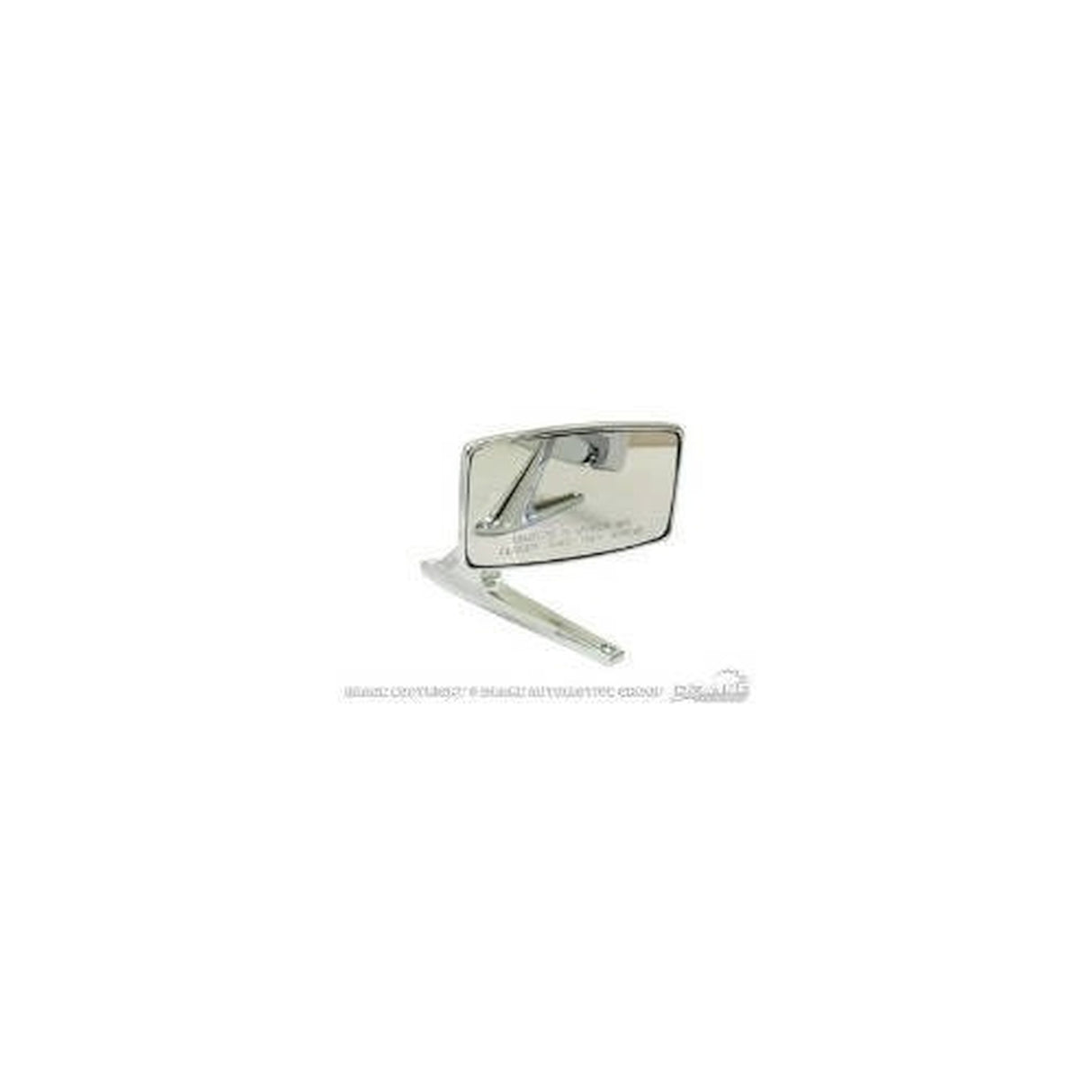 Scott Drake Exterior Standard Mirror Passenger Side with Convex Glass Chrome - C7AZ-17696-C