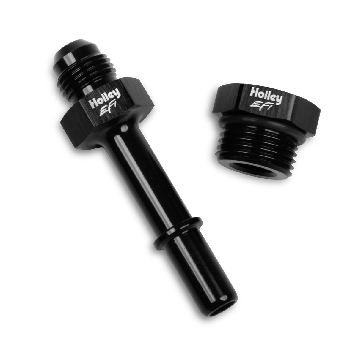 Holley 534-211 Fuel Rail Adapter Fitting -6AN to GM Quick Connect
