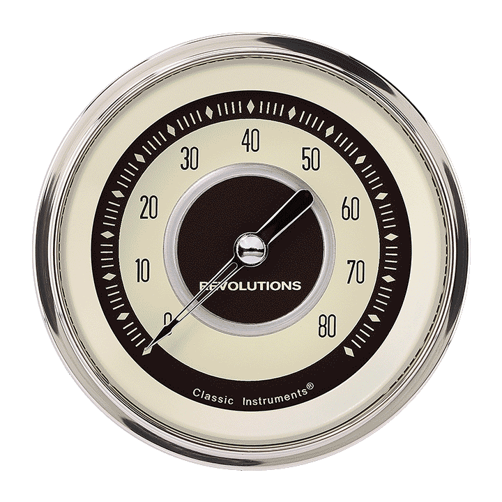 Classic Instruments NOSTALGIA VT 3IN TACH 8000 RPM - NT80SLC
