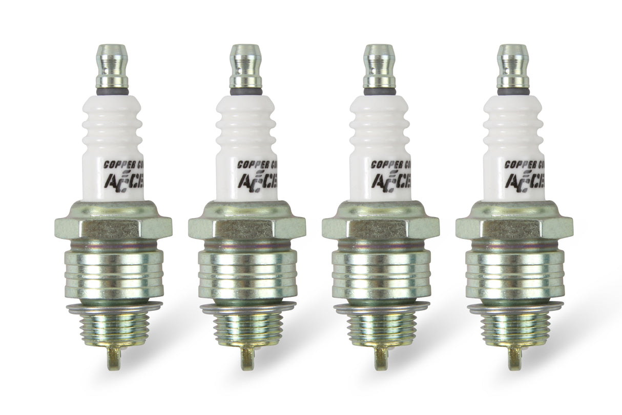 ACCEL HP Copper Spark Plug - Shorty - 0437S-4