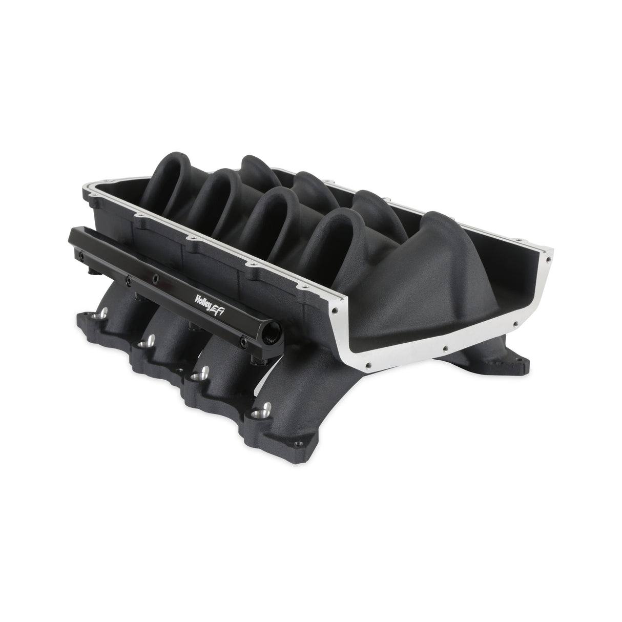Holley 300-921BK ULTRA LO-RAM BASE, FORD COYOTE FRONT FEED BLACK