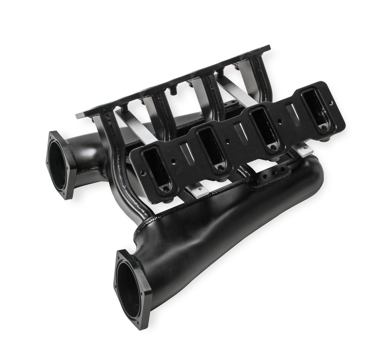 Holley 820242 Sniper EFI Fabricated Intake Manifold Dual Plenum 102mm LS1/2/6, Rail Kit - Blk