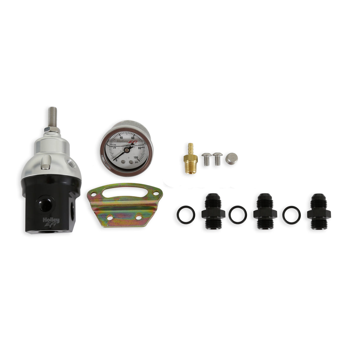 Holley 12-894KIT EFI Billet Bypass Fuel Pressure Regulator Kit 6AN