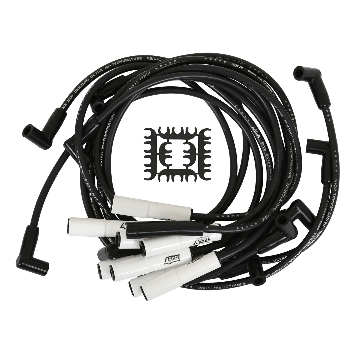 ACCEL Spark Plug Wire Set - Extreme 9000 Ceramic Boot - Dodge Truck 5.2/5.9L 91-98 - 9023C