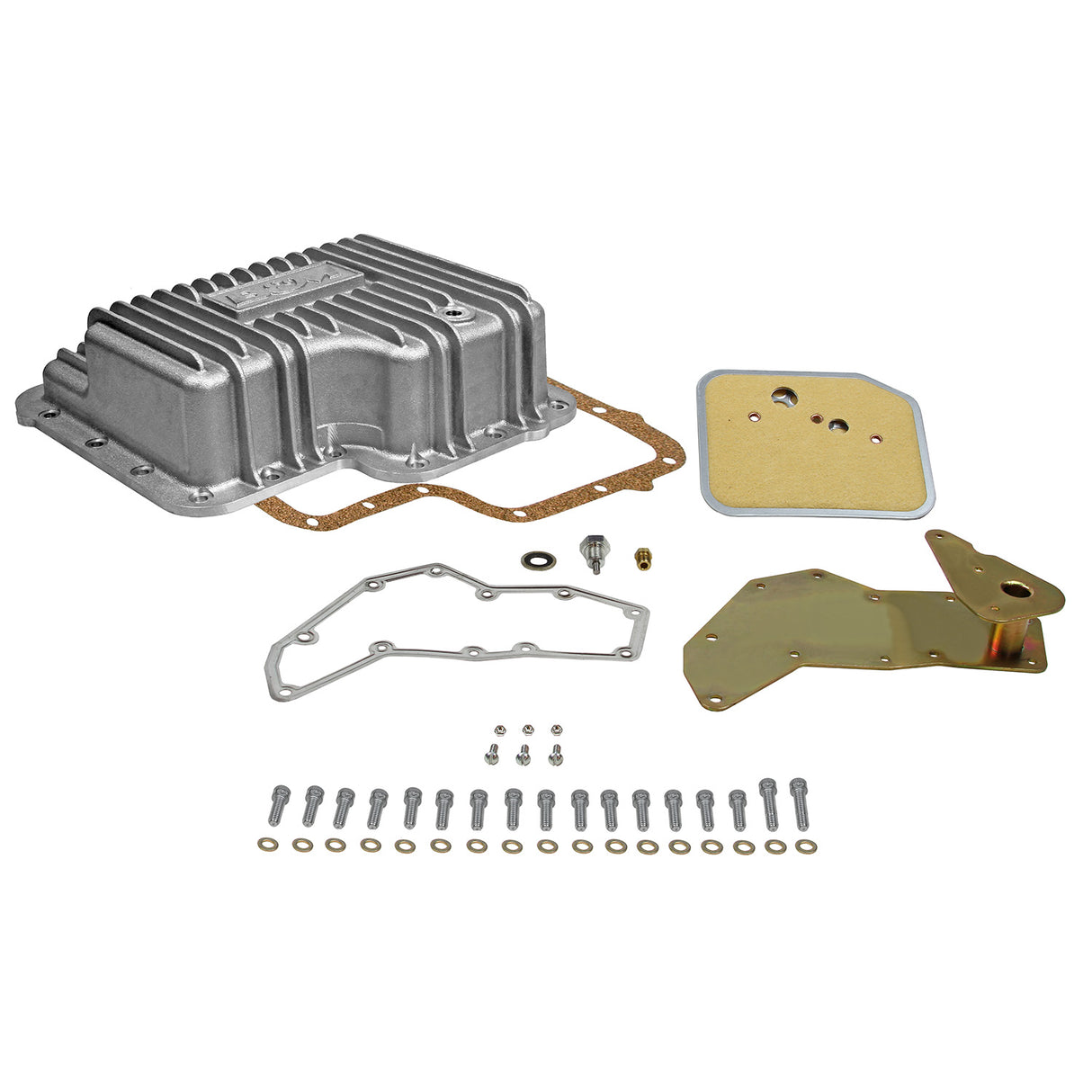B&M Hi-Tek Deep Transmission Pan - Ford C6 - Aluminum - 40281