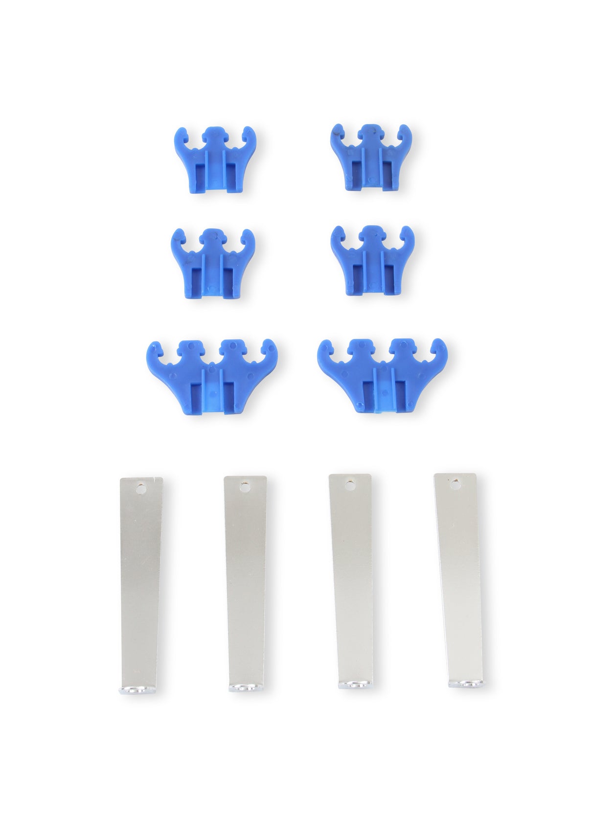 Mr Gasket Standard Wire Loom Kit - Chrome / Blue - 9881