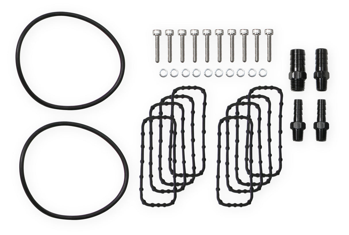 Holley 822202 Sniper EFI Fabricated Intake Manifold Dual Plenum 92mm LS3/L92, Rail Kit - Blk