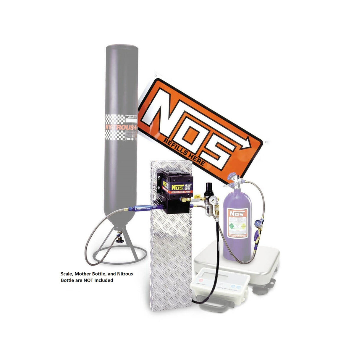 NOS Nitrous Refill Pump Station -Partial Kit(Scale Must Be Purchased Separately) - 14251NOS