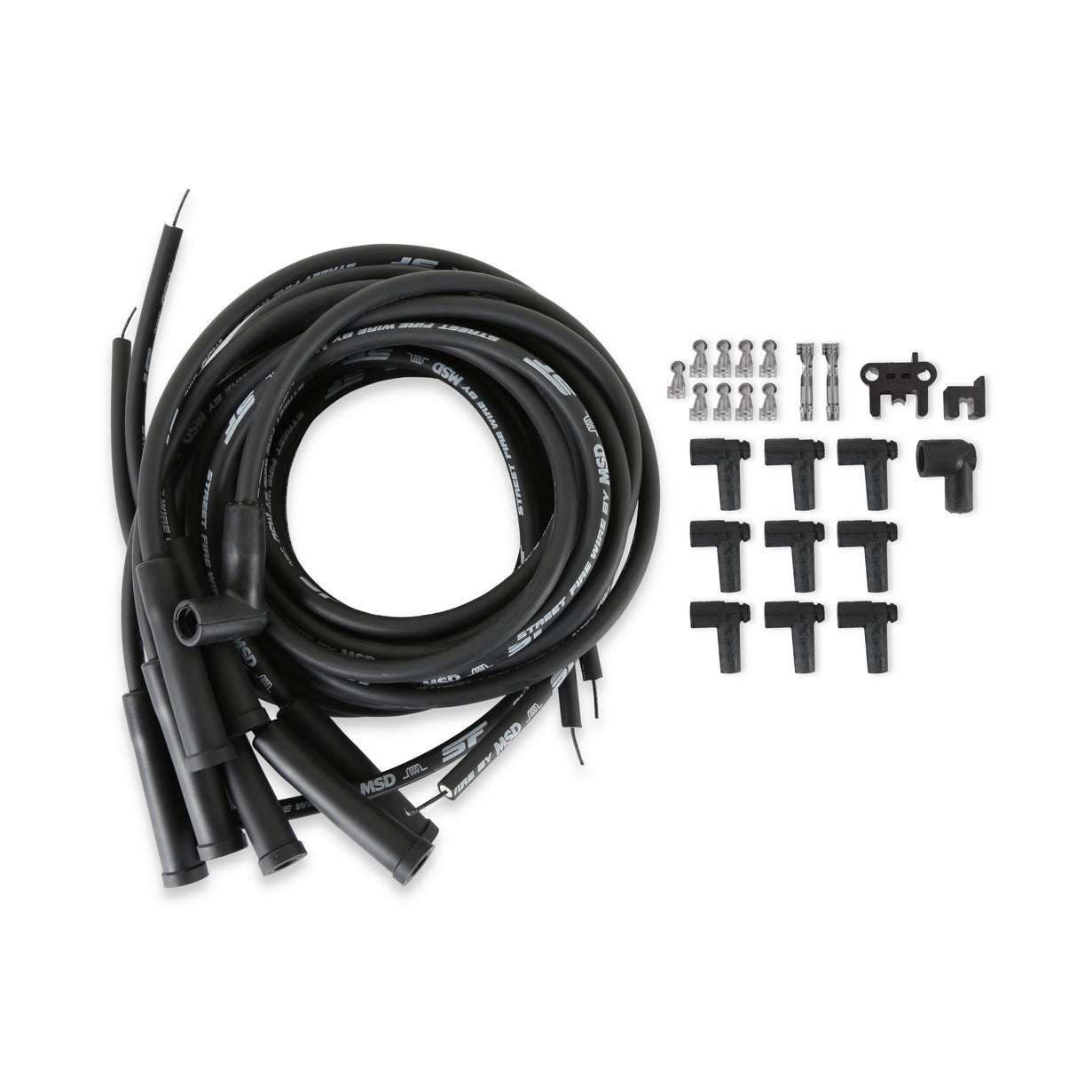 MSD Street-Fire Wire Set Multi-Angl plug, HEI, Univ - 5550
