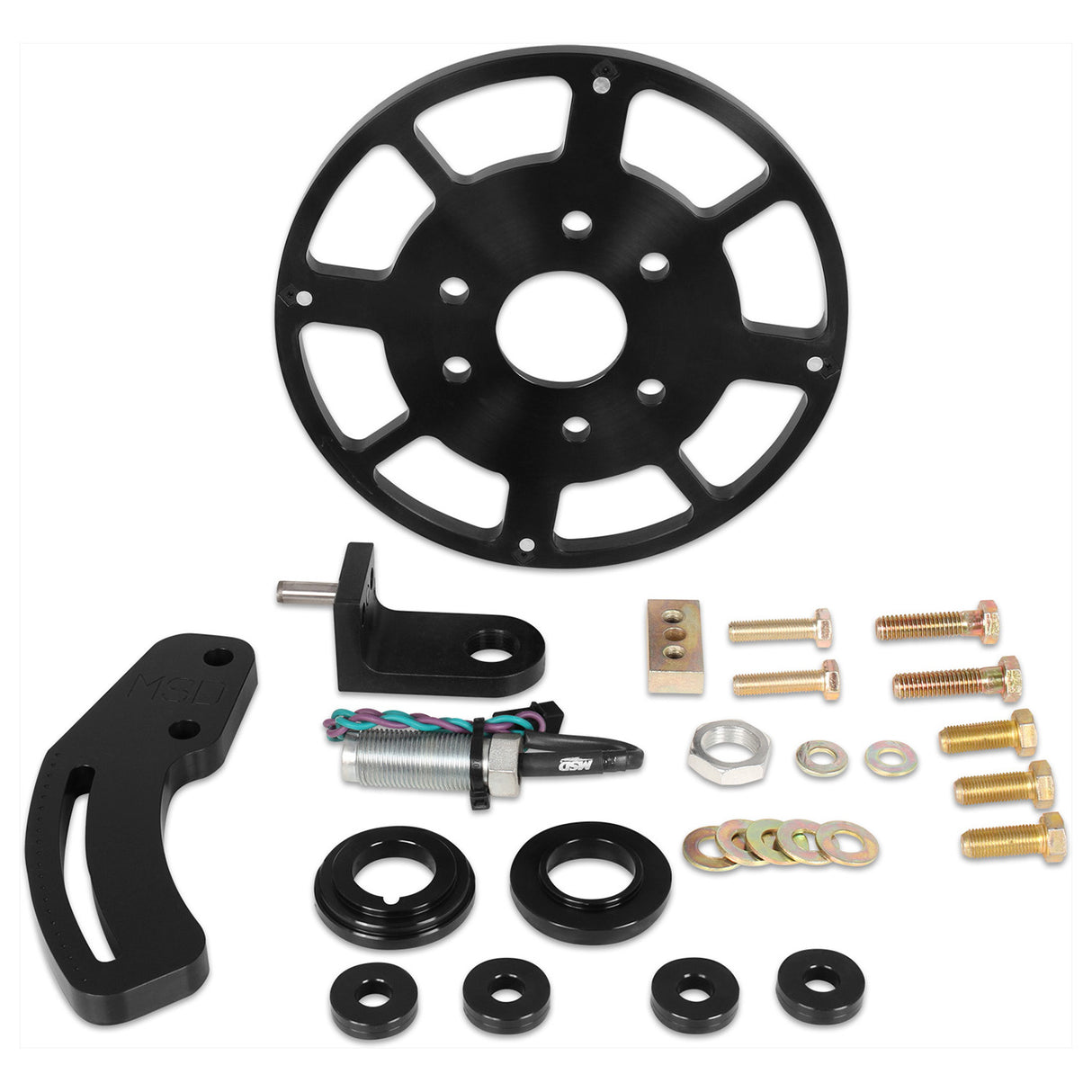 MSD Crank Trigger Wheel Kit - Flying Magnet - SBC - 8 in. - 86153