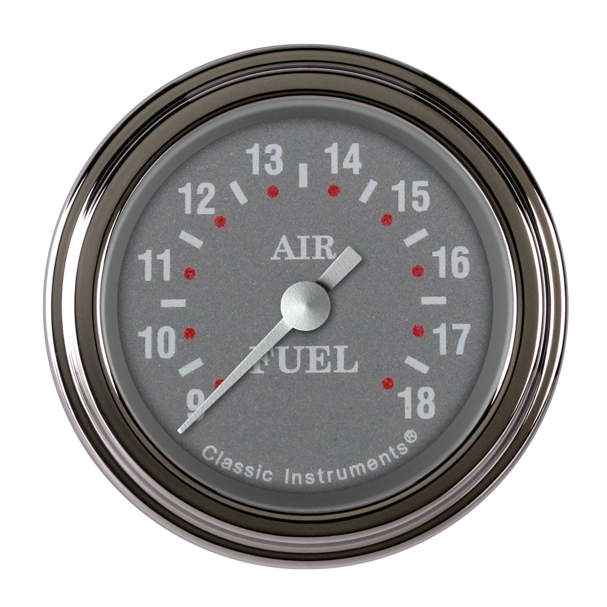Classic Instruments Silver Gray 2 1/8" Air Fuel Ratio Gauge - SG194SLF