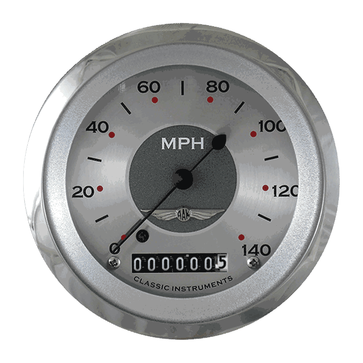 Classic Instruments All American 3 3/8" Speedometer - AW55SRC