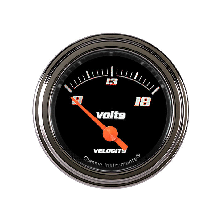 Classic Instruments VELOCITY BLACK 2IN VOLTS - VS30BSLF