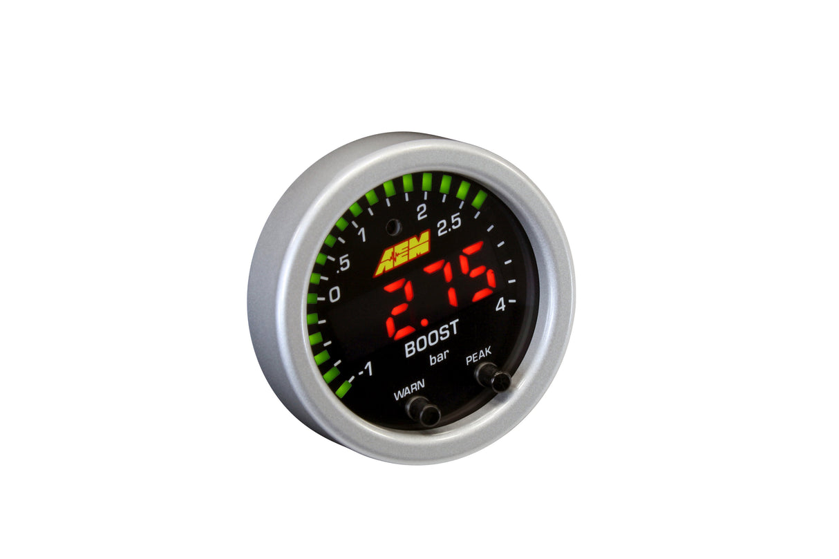 AEM X-Series Boost Pressure Gauge Kit - 30-0308