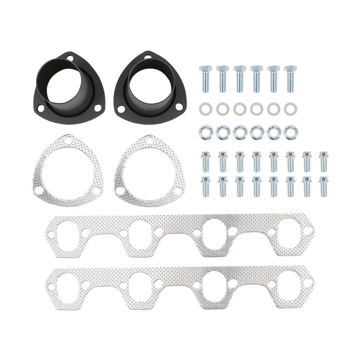 Flowtech Long Tube Header - Black Paint - 12500FLT