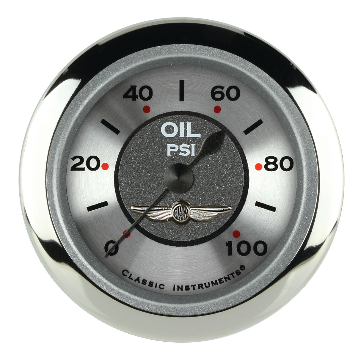 Classic Instruments All American 2 1/8" Oil Pressure Gauge - AW181SRC