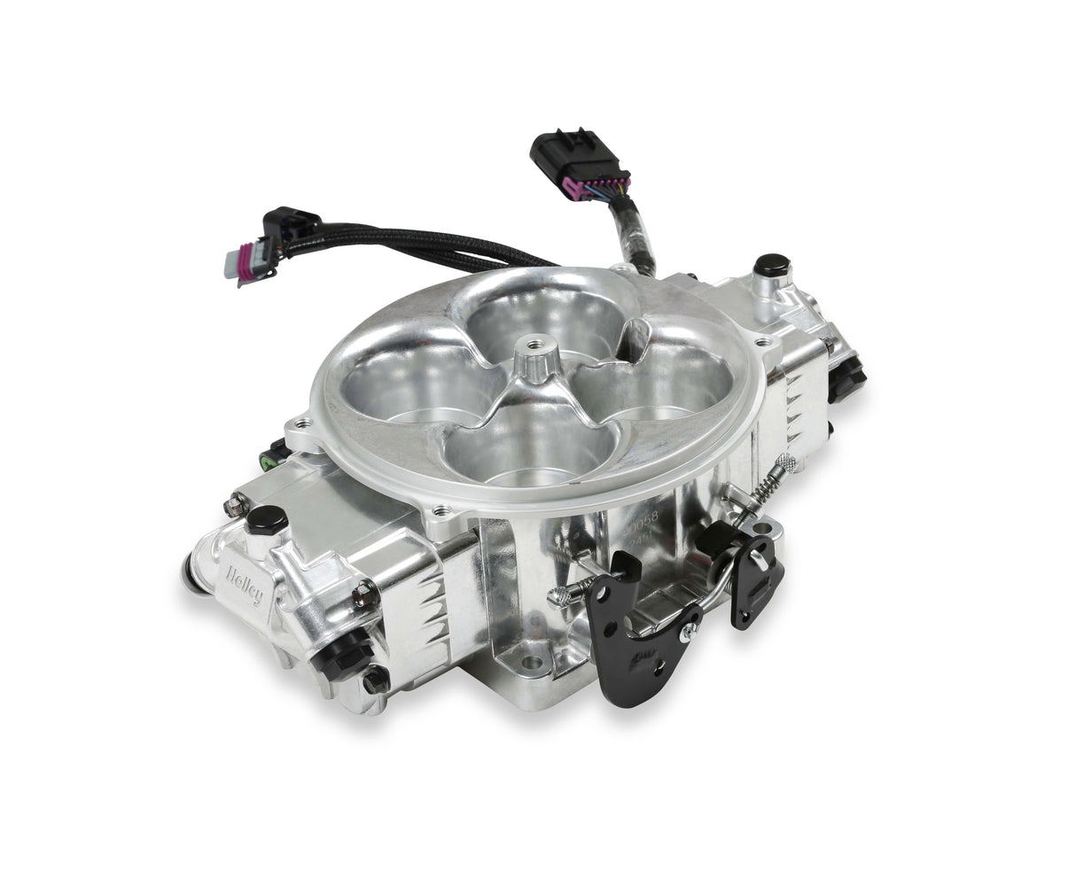 Holley EFI Terminator X Stealth 4500 Service Throttle Body - Shiny - 534-303