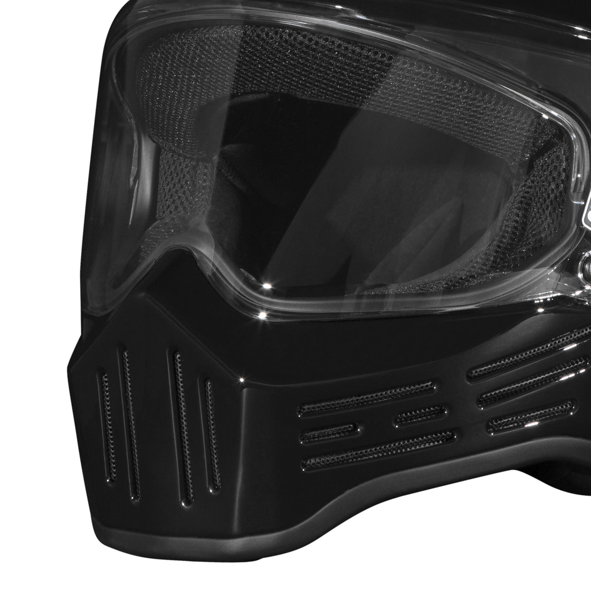 Simpson Motorcycle M30 Bandit Helmet - Gloss Black - Small - M302SM