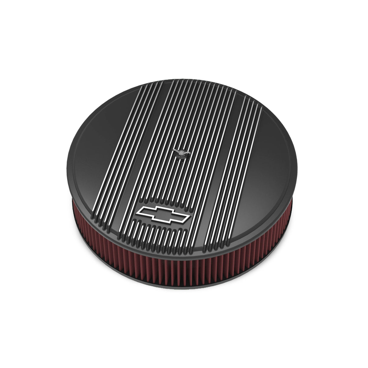 Holley 120-172 Vintage Series GM Licensed Air Cleaner - Satin Black Machined