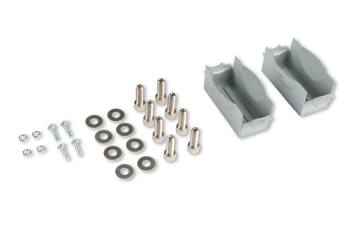 Mr Gasket Cast Aluminum Finned Valve Covers - Polished - 6855G