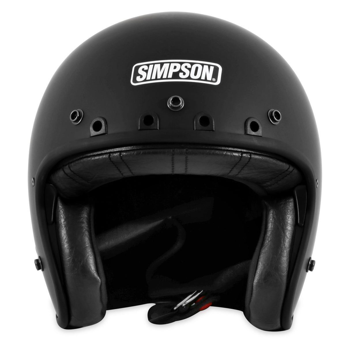 Simpson Motorcycle Chopper Helmet - Flat Black MD - CHOP3MD