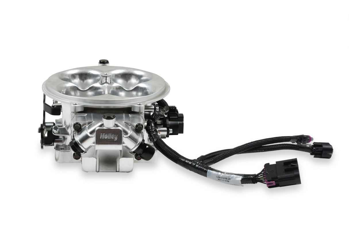 Holley EFI Terminator X Stealth 4500 Service Throttle Body - Shiny - 534-303