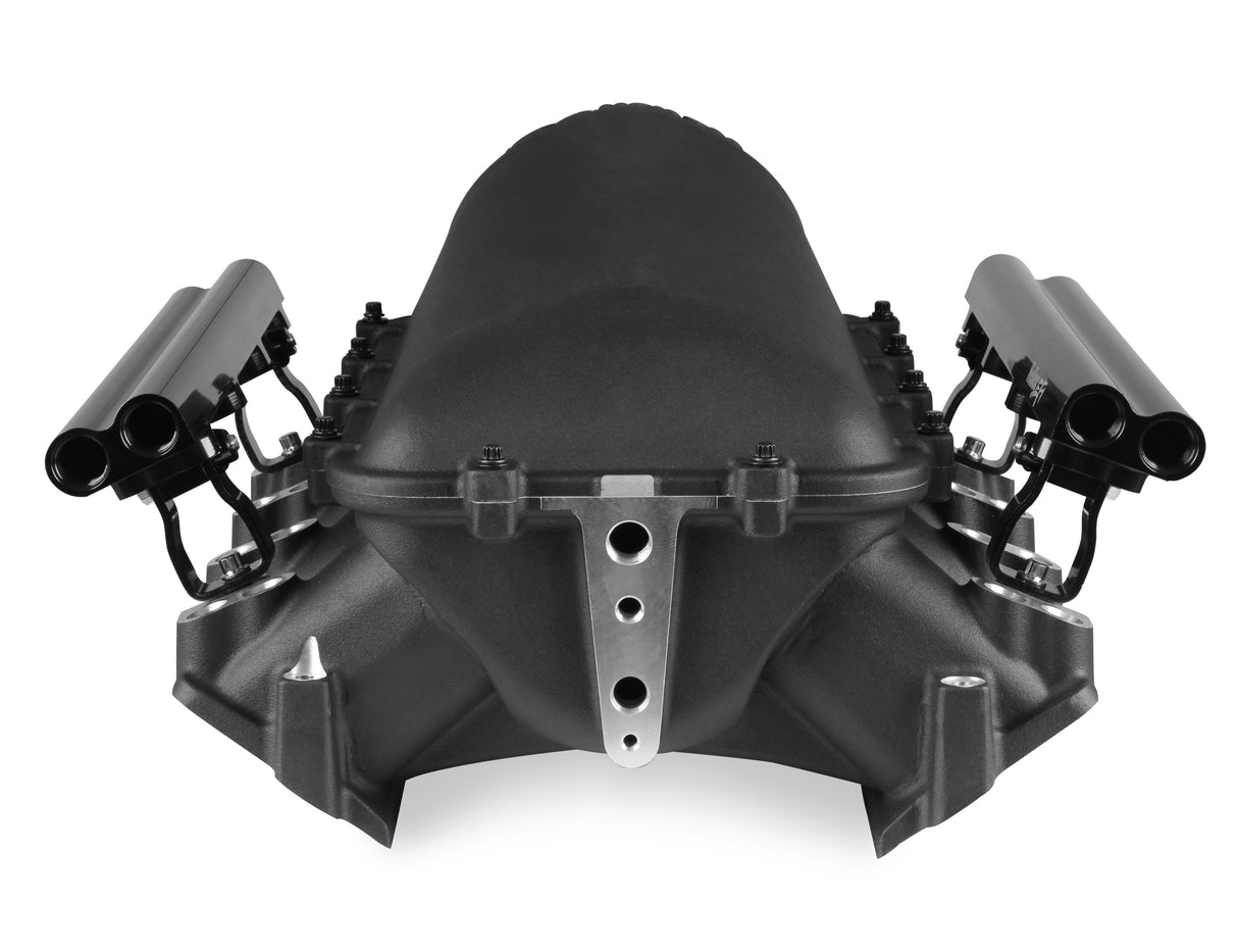 Holley 300-683BK Lo-Ram Manifold Kit Dual Injector- Black - GM LS3/L92