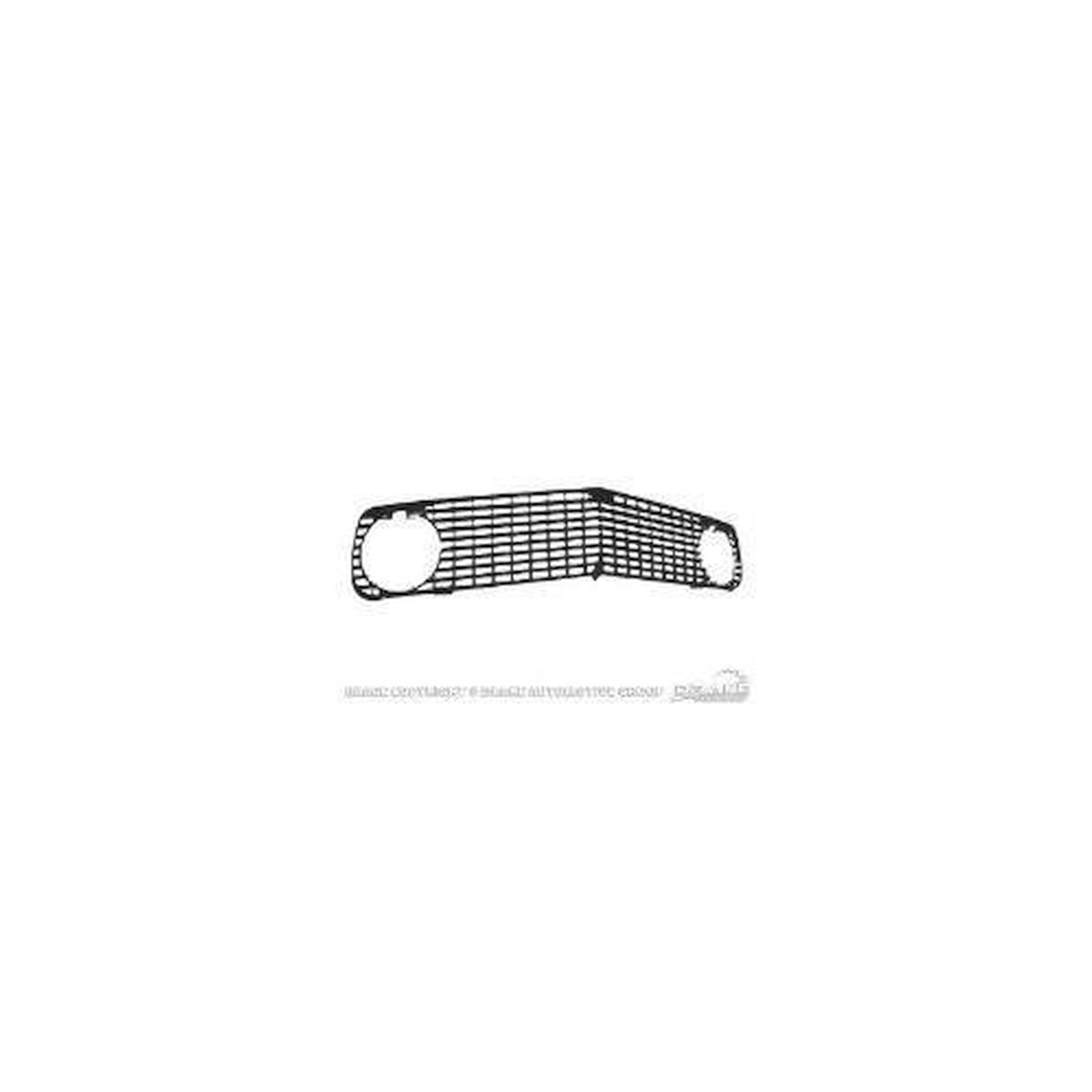 Scott Drake 1969 Grill Black Plastic - C9ZZ-8200-A