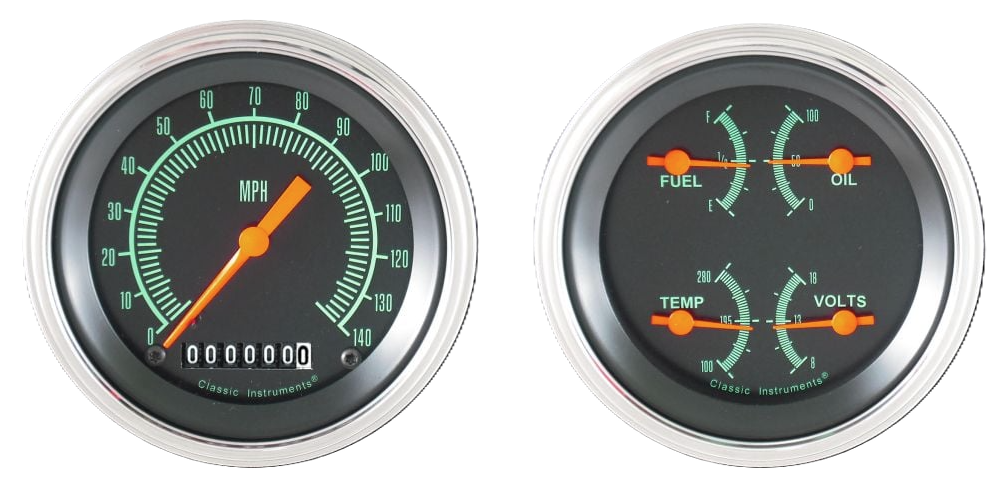 Classic Instruments G STOCK 3IN SPEEDO/QUAD-GM - GS02SLC